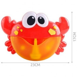 Jucarie de baie Crab cu baloane muzicale de sapun Iso Trade